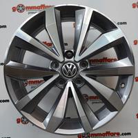 4 cerchi lega volkswagen t-roc r17 lt3581