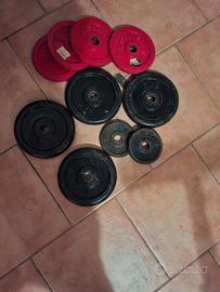 dischi per bilanciere in ghisa (4x5)(4x2) (2x1,25)