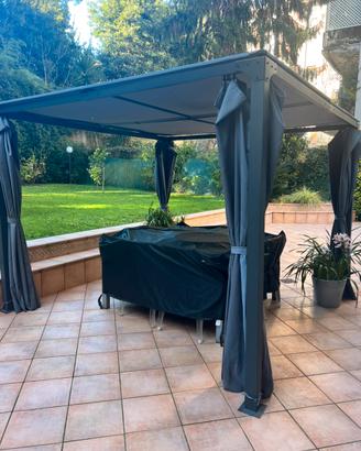 Gazebo in tela outsunny