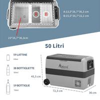 Frigo Congelatore Bizona Alpicool T50 portatile