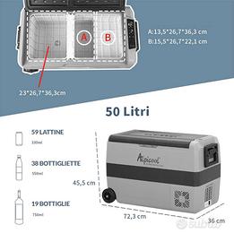 Frigo Congelatore Bizona Alpicool T50 portatile