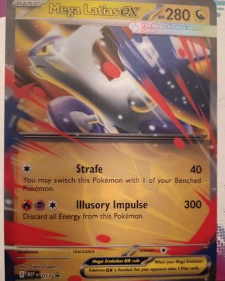  Pokemon mega latias ex (jumbo) gigante