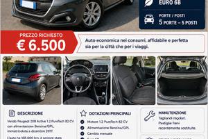 PEUGEOT 208 1° serie PureTech 82 5p. GPL Active