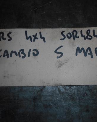 Cambio 4x4 dr5 2.0 benzina