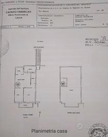 Trilocale con caminetto, garage, cantina