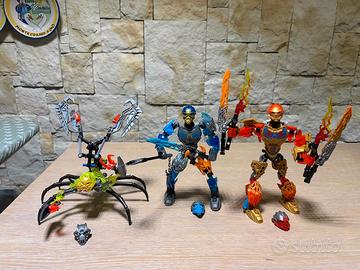 Lotto LEGO Bionicle G2 - Tahu + Gali + Scorpio