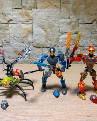 Lotto LEGO Bionicle G2 - Tahu + Gali + Scorpio
