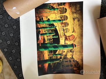 3  Stampe Venezia  in cartoncino  30x 40 in tubo