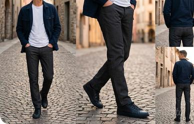 jeans uomo taglia 50 quadrettini