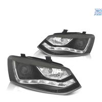FARI VOLKSWAGEN VW POLO 6R 10-14 LUCE DIURNA FONDO