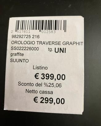 Orologio Suunto travers