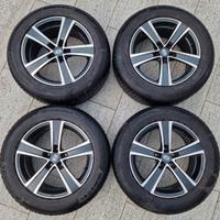 4 Cerchi in lega 7,5J X 17 H2 + 4 Gomme invernali