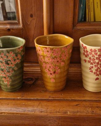 Bicchieri in ceramica fatti a mano