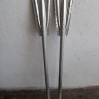 Coppia remi in alluminio per canotto