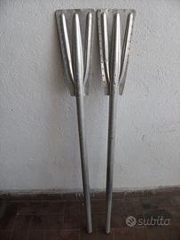 Coppia remi in alluminio per canotto