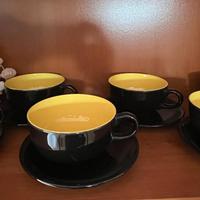 Servizio 6 coppe con piatto