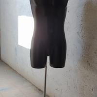 BUSTO SARTORIALE UOMO CON BASE METALLO INOX
