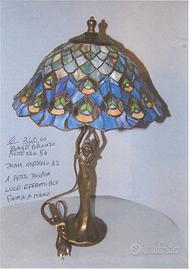 LAMPADA RIFFANY LUCE BLU
