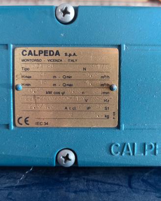Pompa elettrica 220-380v trifase 