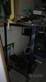 carrello porta attrezzi officina banco su ruote