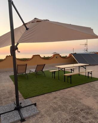 Capaci sul mare con terrazza - fino a 10 persone