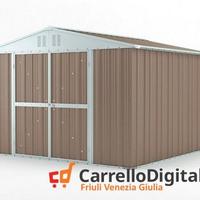 Box struttura lamiera Acciaio 327x307 tortora