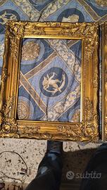 Coppia di Preziose Cornice Barocche Dorate – Intag