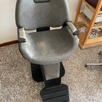 Poltrona reclinabile per parrucchiera/barbiere