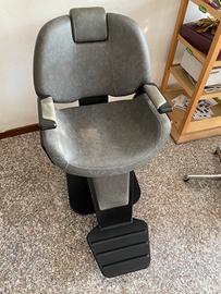 Poltrona reclinabile per parrucchiera/barbiere