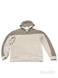 Felpa unisex Adidas a blocchi vintage retro beige