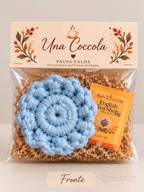  Set Artigianale sottotazza+tisana 