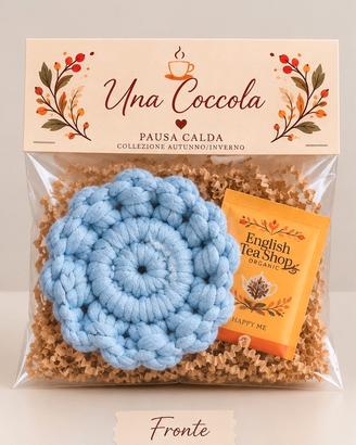  Set Artigianale sottotazza+tisana 