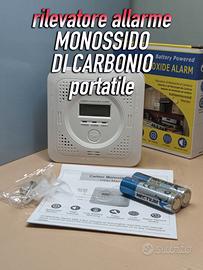 Rilevatore monossido di carbonio portatile battery