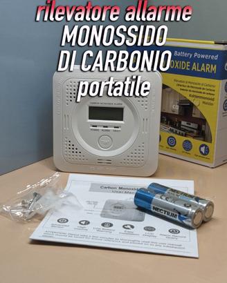 Rilevatore monossido di carbonio portatile battery