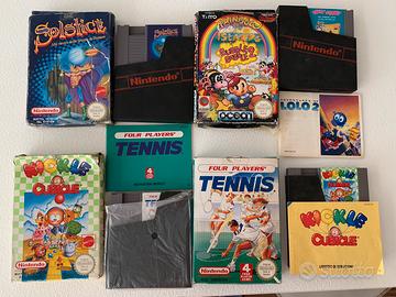 Lotto giochi Nintendo NES