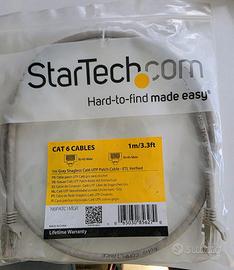 Cavo Ethernet CAT6 StarTech 1m RJ45 antigroviglio
