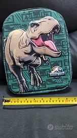 Zaino asilo e tempo libero Jurassic world con 3d