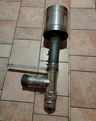 tubo taglia aria da esterno per stufe