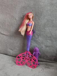 Barbie Sirena bolle di sapone (Mattel) + delfino