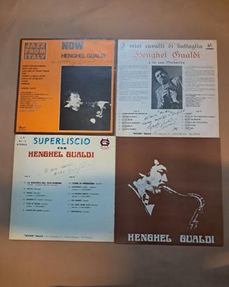 Set Vinile Henghel Gualdi firmato con dedica
