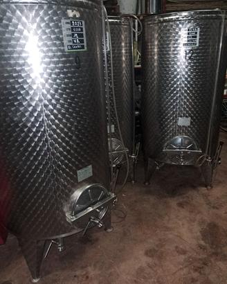 Botti inox 10 hl 15hl 20