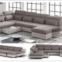 Divano doppio angolo componibile