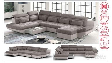 Divano doppio angolo componibile