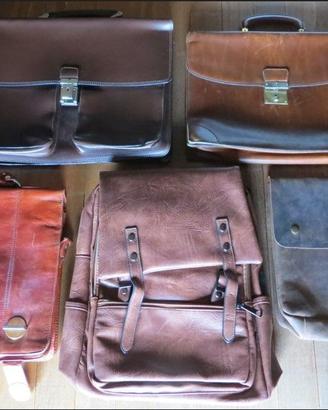 borse cartelle da ufficio in pelle