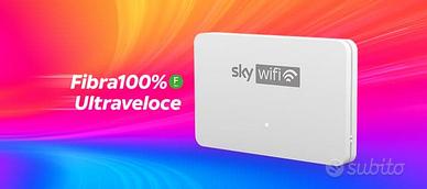 Modem Sky WiFi Fibra Tecnologia WiFi-6 NUOVO