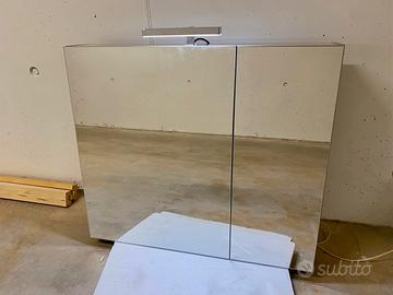 Specchiera bagno con illuminazione