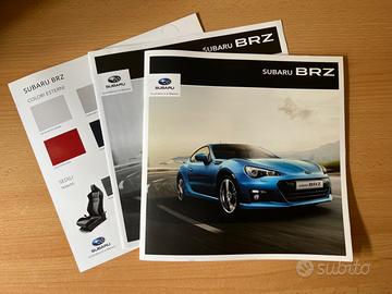 Subaru BRZ catalogo brochure originale rara