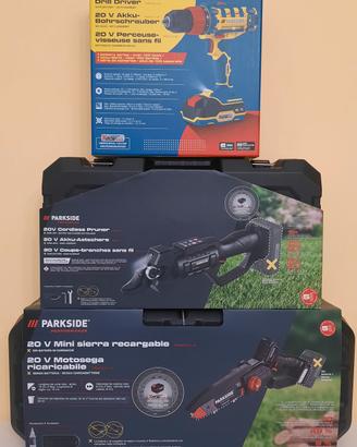 Motosega Forbice Trapano 20V PARKSIDE PERFORMANCE 