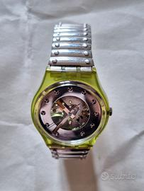 Swatch Gent Flex vintage anni90 cinturino metallo 