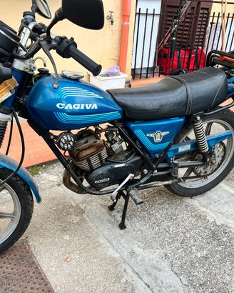 MOTOCICLO CAGIVA 6f SST 125 ANNO 1982
